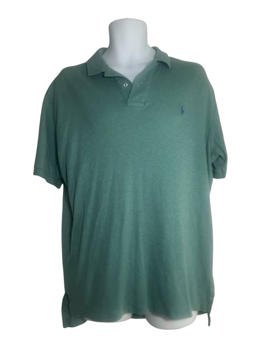 Ralph Lauren Men’s Green Classic Fit Short Sleeve Polo Shirt Shirt Size Large